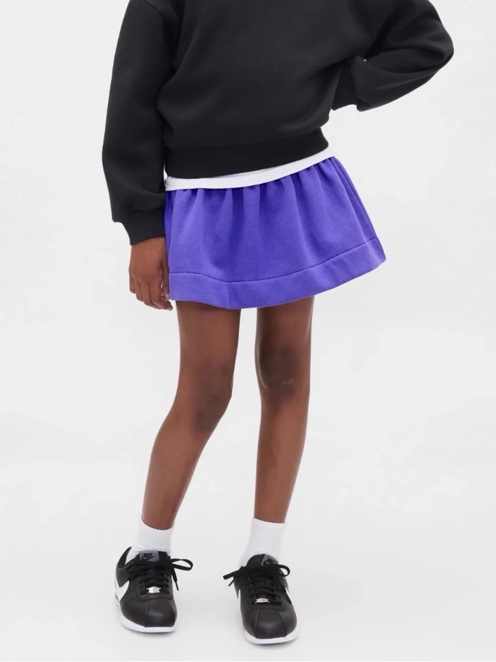 Hoodie and Skirt Set- NWT Gap Kids Mini Skirt with Hidden Shorts and Love Hoodie